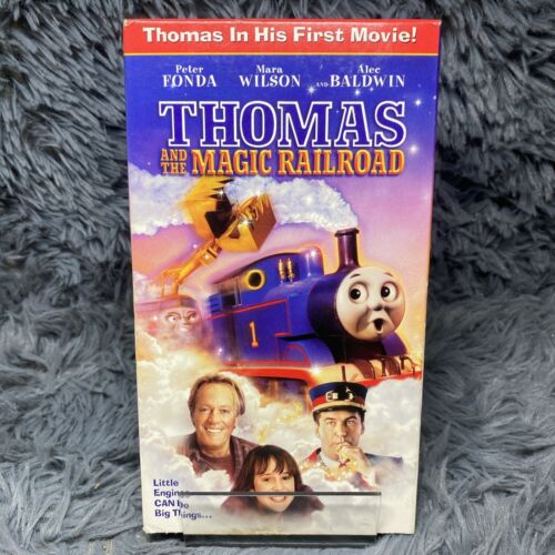 Thomas and the Magic Railroad VHS Tape 2000 Peter Fonda Alec Baldwin Slip Sleeve - Picture 2 of 8