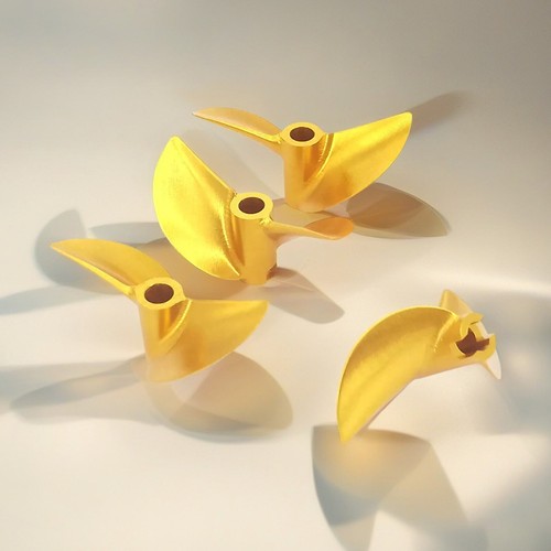 RC Catamaran Propeller 46mm 4.76mm 3/16" Right Left Prop for RC Boat - Picture 14 of 16