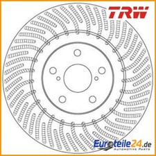 Disco freno TRW DF6692S per Lexus GS RC