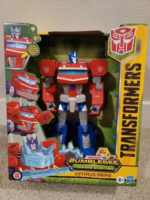 Optimus Prime Transformers Cyberverse Adventures Bumblebee Light-Up Sound NIB