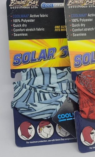 Bimini Bay Outfitters Protezione Solare Cool Max Face Shield Copri Ingranaggi Testa 2 CONFEZIONI!π₯ - Foto 8 di 10