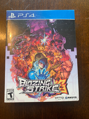 Blazing Strike PS4 Limited Edition PlayStation 4 Brand New Factory Sealed