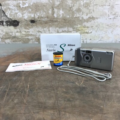 Vintage Nikon Nuvis S APS Camera Near Mint 22.5-66mm Zoom Macro Complete In Box