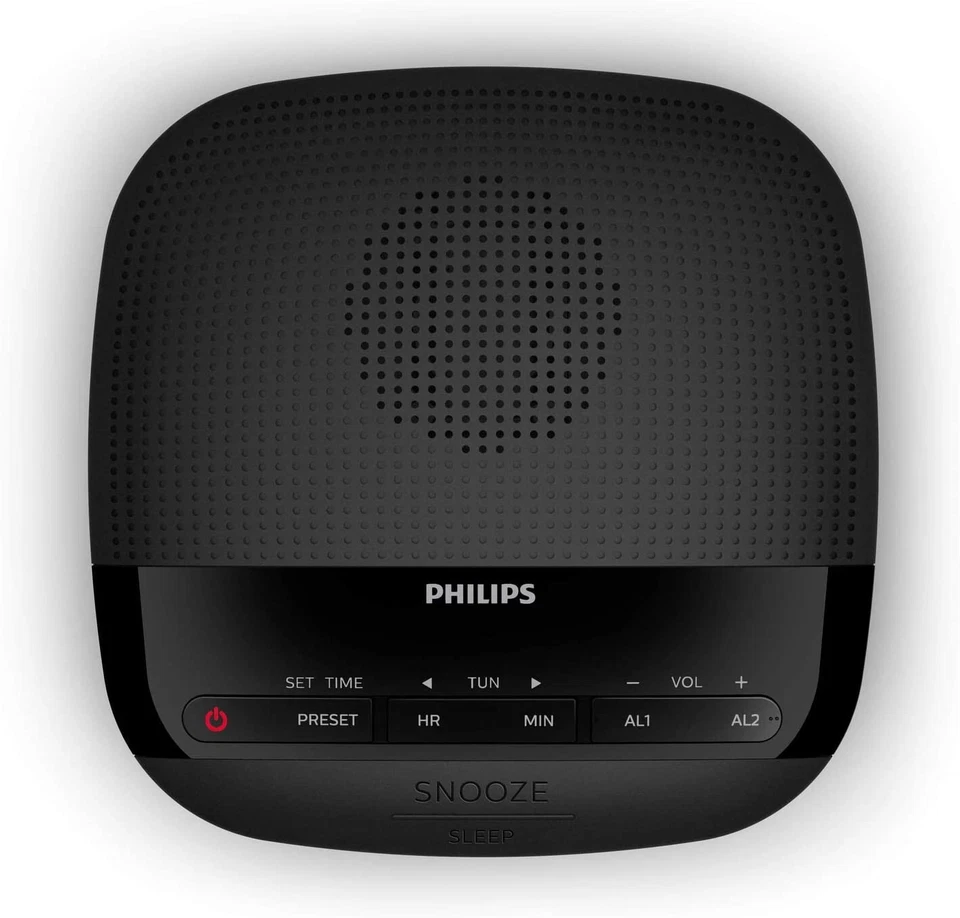 Philips Audio TAR3205 LED Clock Radio with FM Digital Radio and Dual Alarm - Image 3 of 4