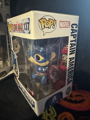 Funko Pop! Marvel Captain America #137 (GameStop Exc) Vinyl Figure