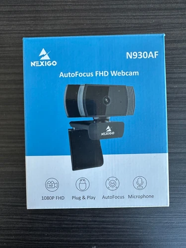 BRAND NEW NexiGo N930AF Webcam with Microphone, Autofocus