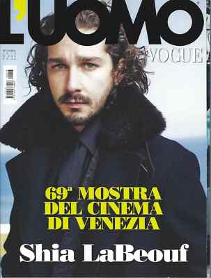 SHIA LABEOUF L'UOMO VOGUE MAGAZINE ITALY SEPTEMBER 2012