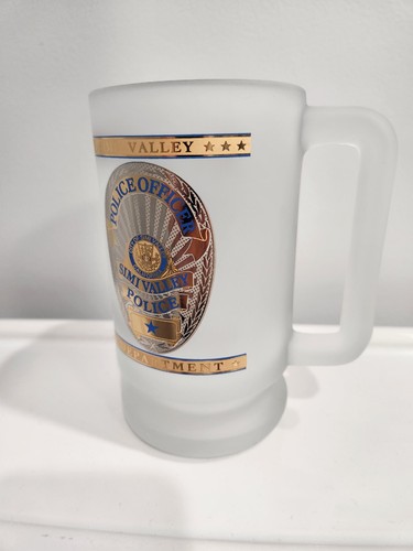 CALIFORNIA SIMI VALLEY POLICE DEPARTMENT POLICE OFFICER FROSTED MUG - 第 4/13 張圖片