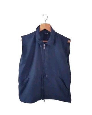 Women s Black Full Zip Jacket Waistcoat Soft Gilet Vest Size M Espirit