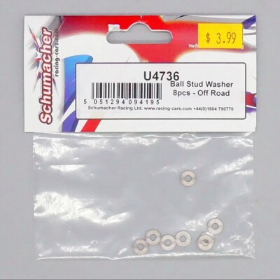 Schumacher Racing Ball Stud Washer -CAT K2 - (8 PCS) U4736 | eBay