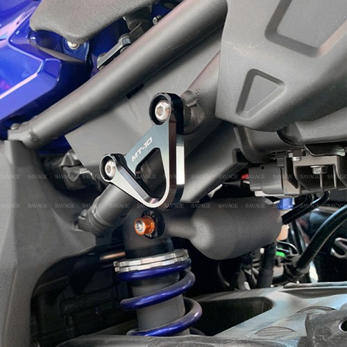 2PCS CNC Anodized Rear Foot Rest Blanking Plates For YAMAHA MT-10 FZ10 2016-2023 - Picture 3 of 11