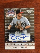2015 Panini Stars and Stripes #14 Blake Trahan Autograph card #'d /299