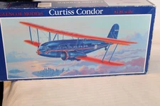 1/81 Scale, Glencoe Models, Curtiss Condor Airplane Model Kit #06101 BN Open Box