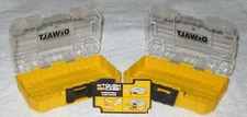 DEWALT TOUGH CASE X2 BIT TIP STORAGE ORGANIZER STACKABLE INTERLOCKING EMPTY NEW