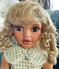 Wee Three Princess Doll Wig, Super Long, Curly, Size 10-11 Blonde, NWT