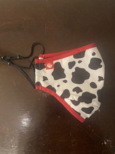 Chick Fil a Cow Print Employee Face Mask RARE for sale online | eBay
