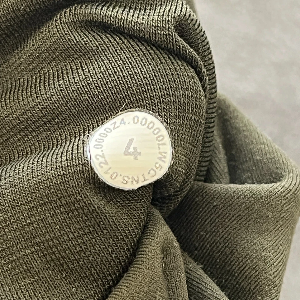 Pantalones leggings deportivos de yoga Lululemon Align tiro alto verde militar talla 4 para mujer Foto 4 de 4