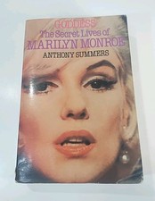 GODDESS: The Secret Lives of Marilyn Monroe by Anthony Summers 1986 Large Print 