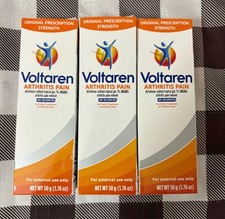 Voltaren 3 Pack Arthritis Pain Reliever Anti-Inflammation Topical Gel 1.76 oz