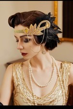 1920s Flapper Great Gatsby Accessories Fashion Roaring 20s Theme Set