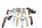 F x10 Vintage Various Gents Quartz Seiko Wristwatches, Not Working, Parts Only