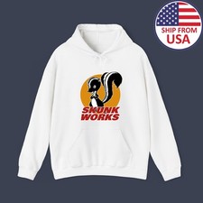 Lockheed Martin Skunk Works Military Aircraft Men's White Size S to 3XL