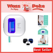 Luxury UV-C Toothbrush Sanitizer: Portable, Rechargeable Case for All Sizes