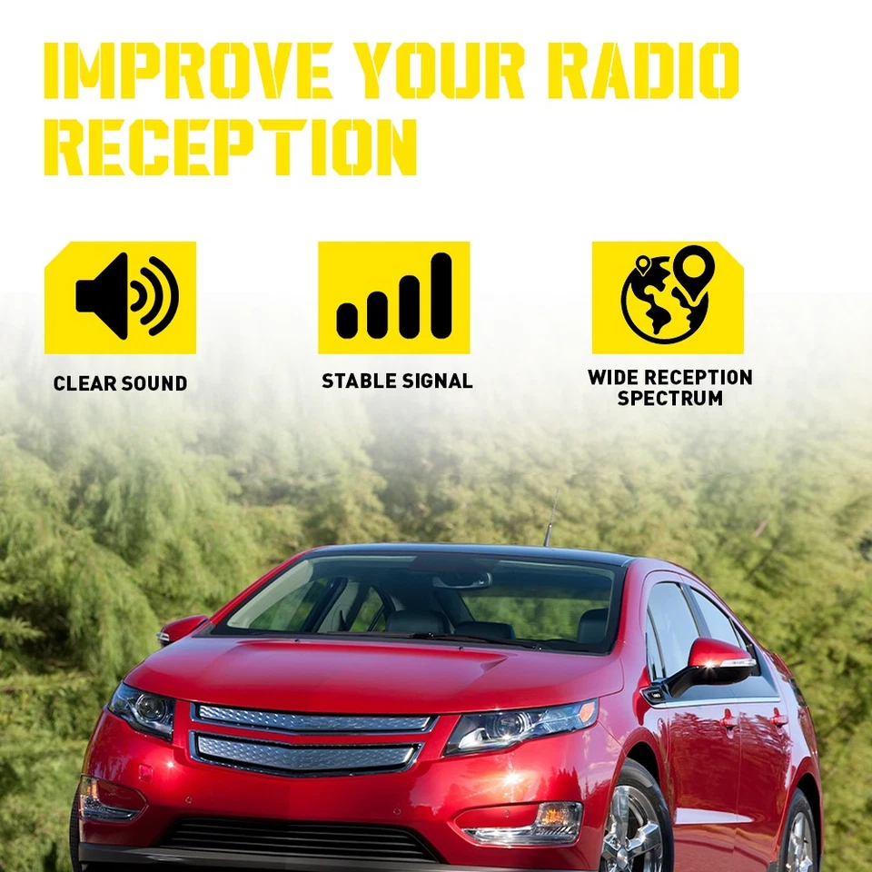 Rádio AM/FM estéreo sinal amplificado para antena 2011-14 Chevrolet Cruze Camaro - Imagem 4 de 4
