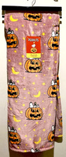 Snoopy Peanuts Berkshire Blanket Goodnight Snoopy Pumpkin Doghouse 60x70 Plush