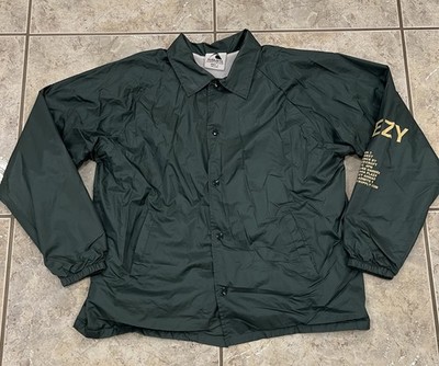 Adult Large Green Kanye West YEEZY Season 3 Invitation Windbreaker