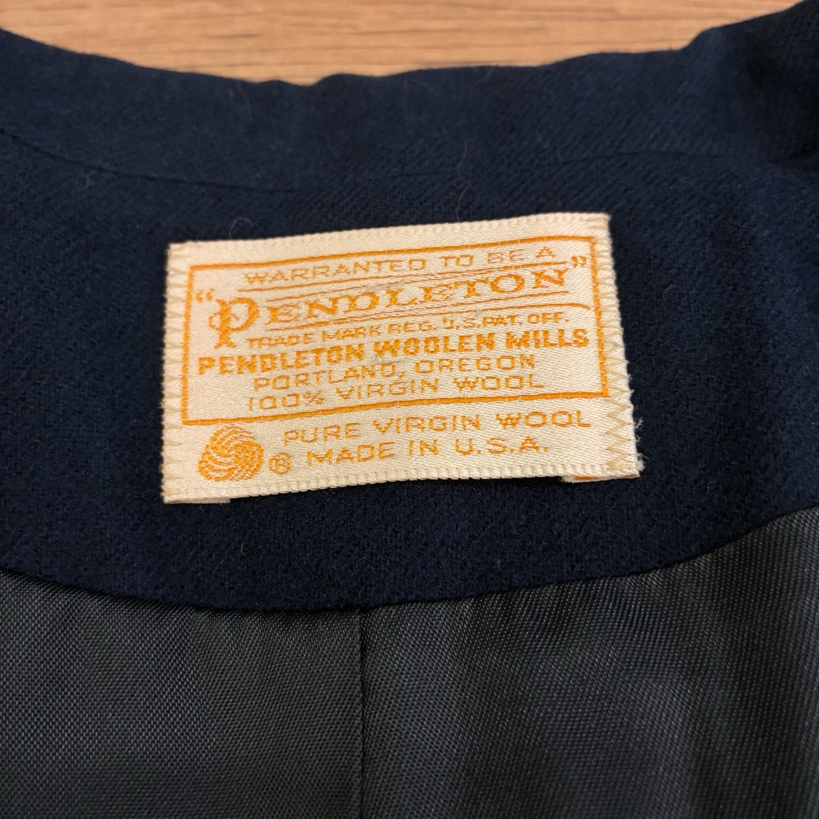 Pendleton Women's Two Button & Pockets Blue Wool … - image 3