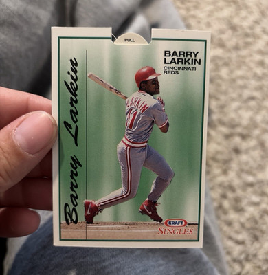 1993 Kraft Singles Superstars Pop-Ups Barry Larkin Cincinnati Reds #25 Pop-Up