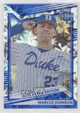 2022 Panini Elite Extra Edition Blue 19/20 Marcus Johnson #112 0vu5