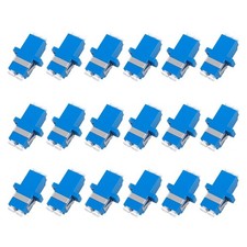 18 PCS LC To LC Duplex Singlemode SM Fiber Optic Cable Adapter Coupler