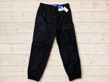 Old Navy Boys Cargo Jogger Pants Black Size L 10-12 New With Tags Elastic Wais