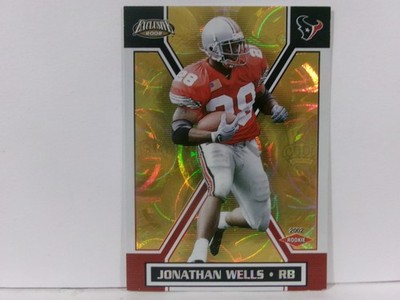 2002 Pacific Exclusive Gold Jonathan Wells #194 Rookie RC