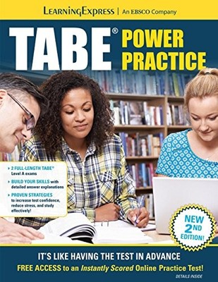 TABE POWER PRACTICE By Learningexpress Llc Editors *Excellent Condition*