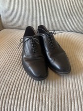 Allen Edmonds Fifth Avenue Oxford Black Leather Cap Toe Dress Shoes 9.5EEE