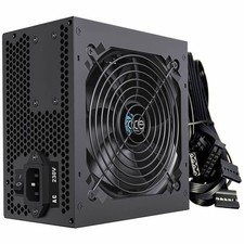 Image of Black 650W PSU Power Supply Computer Desktop PC ATX 12CM Fan PCI-E SATA UK
