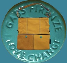 Gabs - Borsa a mano regolabile in pelle gialla e peli di cavallo tracolla pochette