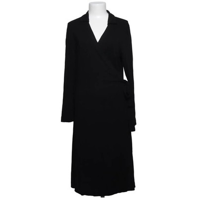 Pure Female, Wickelkleid, Größe: L, Schwarz, Elasthan/Viskose, Einfarbig #VWu