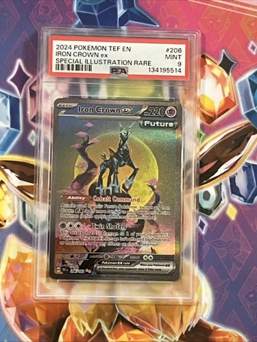 Iron Crown Ex 206/162 Special Illustration Rare! PSA 9! Temporal Forces!