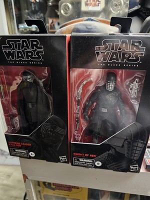 STARWARS BLACK SERIES SUPREME LDR KYLO REN AND KNIGHT OF REN MIB DISNEY HASBRO