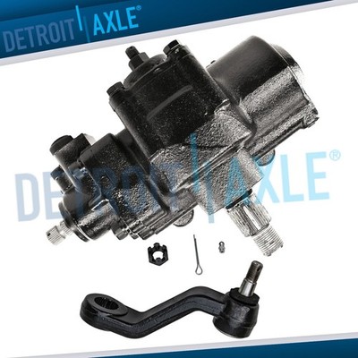 2WD Power Steering Gear Box Assembly Pitman Arm Kit fit for Dodge Ram 2500 3500