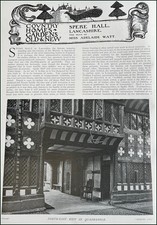 SPEKE HALL, LANCASHIRE. THE SEAT OF MISS ADELAIDE WATT. SEVERAL PICTURES AND ACC