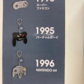 Nintendo Museum Keychain Collection 1983-2017, Virtual Boy & Nintendo DS Set
