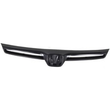 For Honda Civic Grille 2006 07 08 Painted Black Shell And Insert Coupe Plastic For Honda Civic Grille 2006 07 08 Painted Black Shell And Insert Coupe Plastic