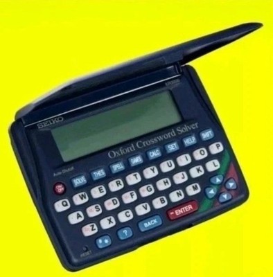 SEIKO ER-3200 BOXED OXFORD CROSSWORD SOLVER THESAURUS SPELLCHECKER CALCULATOR 