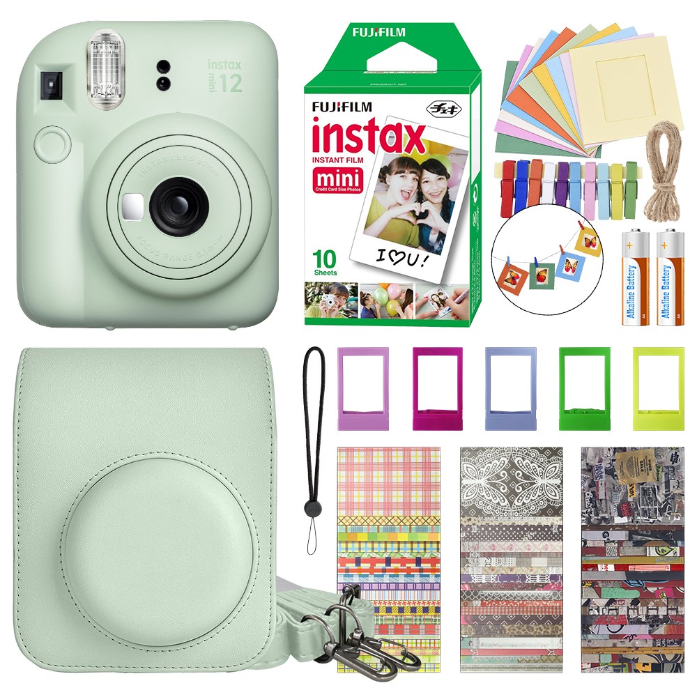 Fujifilm Instax Mini 12 Instant Camera with 10 Film + Accessory