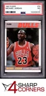 1987 FLEER #59 MICHAEL JORDAN BULLS HOF PSA 7